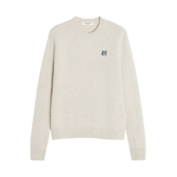 MAISON KITSUNE Milano-Strick mit Foxkopf für Herren 0335 FW25 1180 00817 148395190