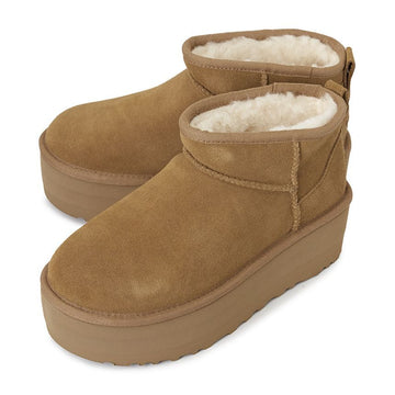 UGG クラシック ウルトラ ミニ プラットフォーム レディース アンクル ブーツ 1135092 CHE 148402972 [P]