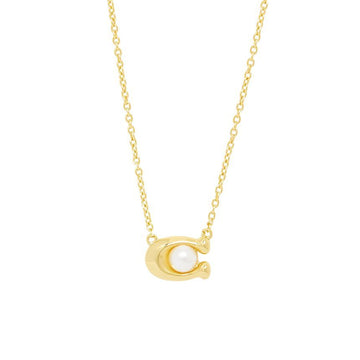Coach [Limited/30pcs] 26FW Pearl Signature Women's Necklace 341916 GLD 100 148402987 [P]