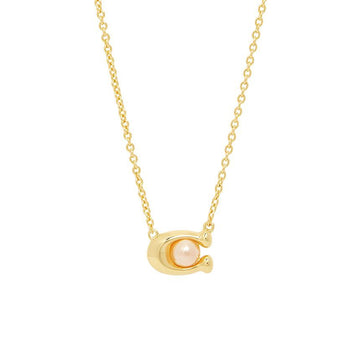 Coach Pearl Signature Women's Necklace 341916 GLD 651 148402988 [P]