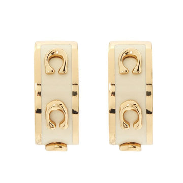 COACH [Einzelstück / 30 Stück limitiert] 26SS Signature Ohrringe 448375 GLD 100 148403005