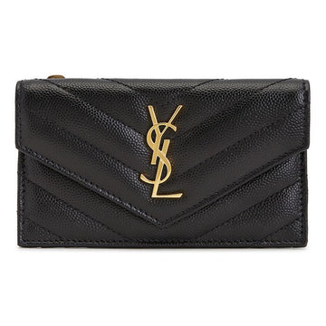 SAINT LAURENT 26SS カサンドラ マトラッセ フラグマン レディース カードケース 612808 BOW01 1000 148403017 [P]