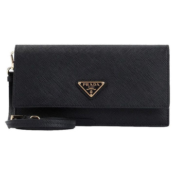 PRADA Saffiano Dreieckslogo Mini Crossbody Tasche Schwarz 1NF059 2DB3 F0002 144940295