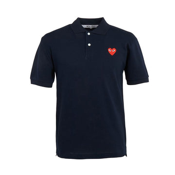COMME DES GARCONS レッドワッペンカラー半袖Tシャツ AX T006 051 2 (ユニセックス) 148421264