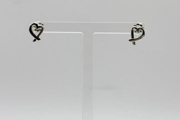 TIFFANY & CO Liebendes Herz kleine Silberohrringe 148422258