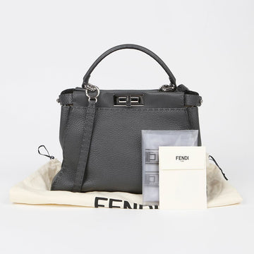 Fendi 8BN226 Peekaboo Medium Tote Shoulder Bag 148231020