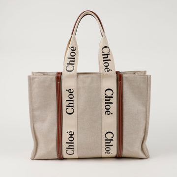 CHLOE CHC22AS382 Woody Large Tote Bag 148199625
