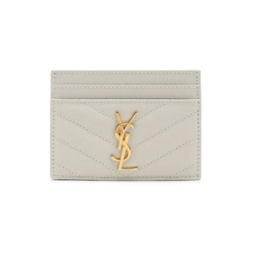SAINT LAURENT マトラッセ カードケース モノグラム ヴィンテージ ゴールド 423291 BOW01 9207 148425078