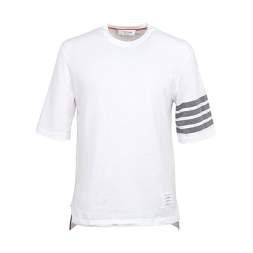 THOM BROWNE 男性用半袖Tシャツ MJS168G 07862 100 148425347