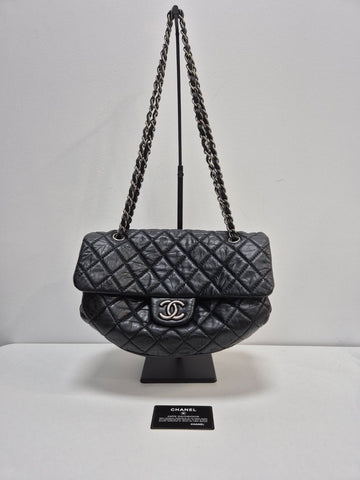 CHANEL Vintage Chain Shoulder Black Flap Bag 13368899 148432152