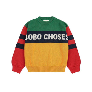 Bobo Choses B225AC109 991 Colorblock Knit 148445860