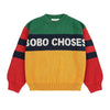 BOBO CHOSES B225AC109 991 (10-13) FW25 Kinder Farbblock Strick 148445860 [P]