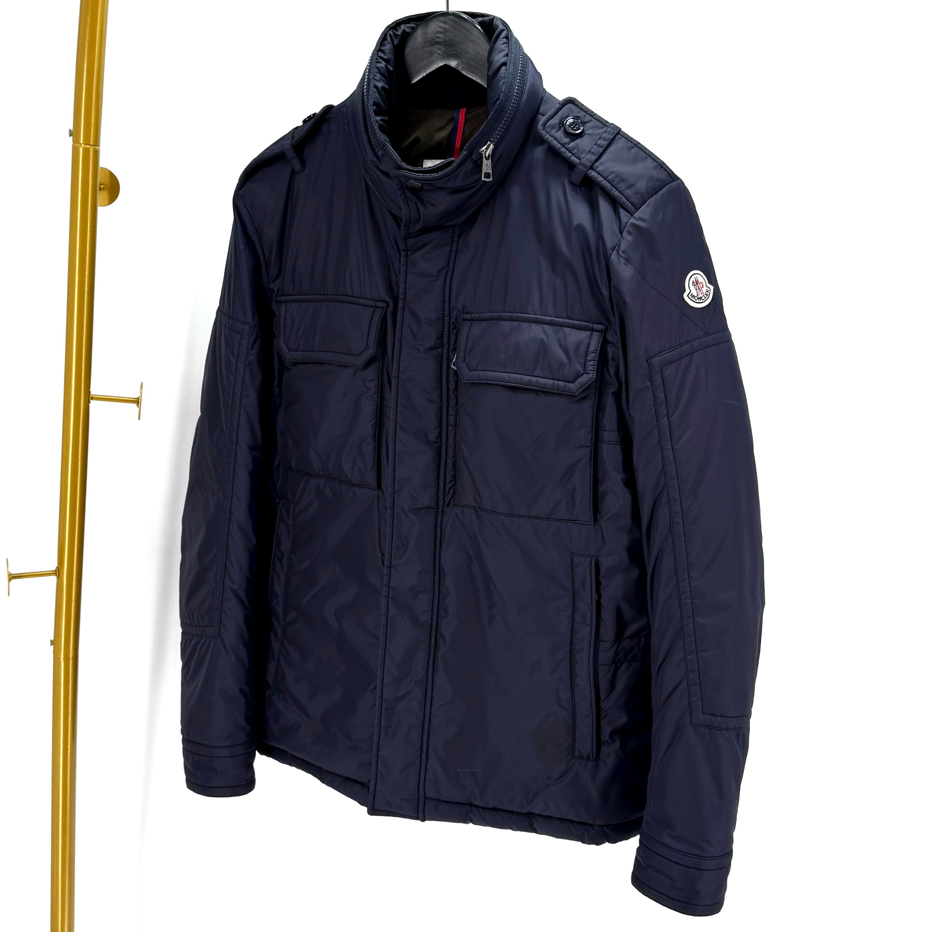Moncler Domier Zip-up Jacket Navy 148448016 – trenbe