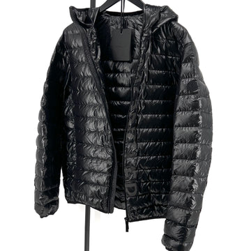MONCLER Lauget leichte Daunenjacke mit Kapuze Schwarz 148448142