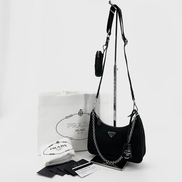 PRADA Tessuto Re-Edition Multi Hobo Tasche 1BH204 148462521