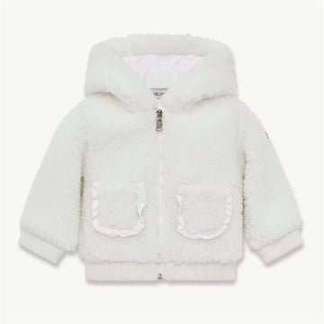 Moncler Kids Padding Anpang Teddy Hooded Zip-Up K29518G0000389A3X 148466496