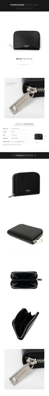 SALVATORE FERRAGAMO ロゴジッパーカードケース 66 1336 0770114 148488757 [P]