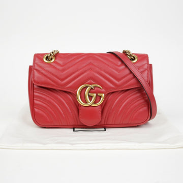 GUCCI GG Marmont kleine Ketten Schulter-Crossbody-Tasche 443497 148276807