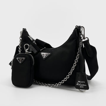 PRADA Tesuto Re-Edition Multi Hobo Bag 1BH204 148490791