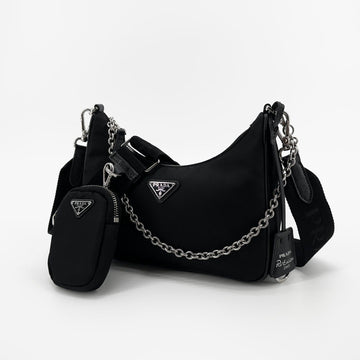 PRADA Tesuto Re-Edition Multi Hobo Bag 1BH204 148490841