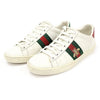 GUCCI 431942 Weiße Leder WEB Bienen-Stickerei Ace Damen Sneakers 35 148490903 [P]