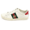 GUCCI 431942 Weiße Leder WEB Bienen-Stickerei Ace Damen Sneakers 35 148490903 [P]