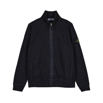 STONE ISLAND Herren Pocket Logo Print Zip-Up 148492623