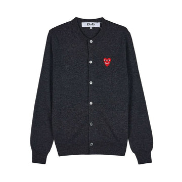 COMME DES GARCONS ハートスタックカーディガン GREY FW25 148492635
