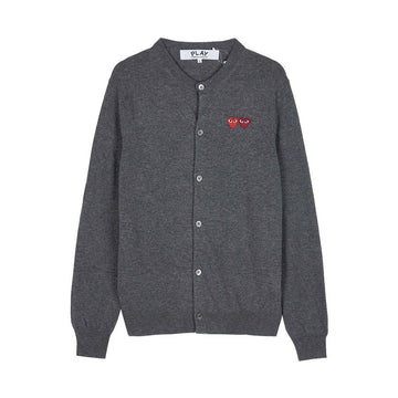Comme Des Garcons Double Heart Cardigan 148492637