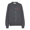 COMME DES GARCONS Doppelte Herzkarte grau 148492648 [P]