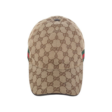 GUCCI 200035 GG Canvas Web Baseball Cap M 36072Y 148492709
