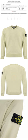 STONE ISLAND Stone 24FW Wappen Crewneck Sweatshirt Beige 811563051 V0097 117911247 [P]