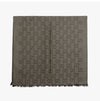 GUCCI Jacquard GG Wolle Seide Zweifarbiger Schal 147677444 [P]