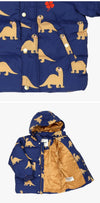 Mini Rodini Dinos AOP Hooded Puffer Jacket 148527232 [P]