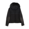 LOUIS VUITTON Jacket mit Kunstpelz 48 148408454 [P]