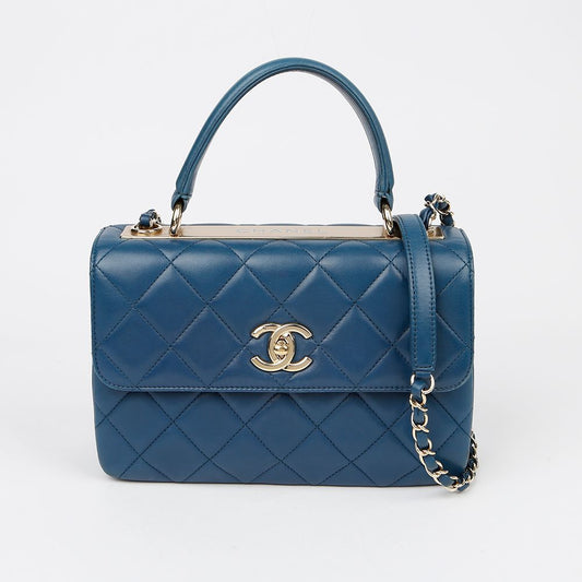 CHANEL Trendige CC Kleine Top Handle Tote Schultertasche A92236 147837817 [P]