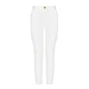 Balmain Logo Plaque High Waist Denim Pants White AF1MG006 DB69 0FA 148572889 [P]