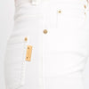 Balmain Logo Plaque High Waist Denim Pants White AF1MG006 DB69 0FA 148572889 [P]