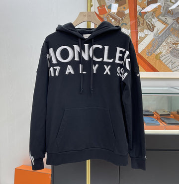 MONCLER Alix Logo Hoodie Print T-Shirt Schwarz 8G00001 148573603