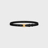 CELINE Klein Trionf Gürtel Torion Leder Schwarz 45AX63A01.38NO 75481828 [P]