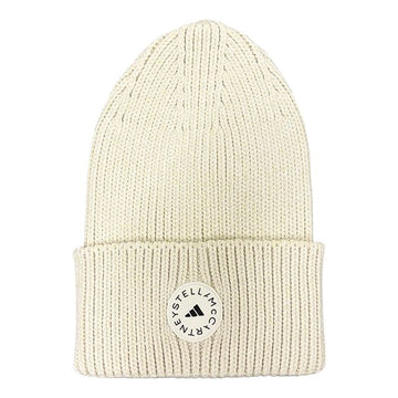 ADIDAS Stella McCartney Logo Strickmütze Mandelmilch 148574554