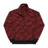 Needles OT224 B-Red Polyester Jacquard Track Jacket 144646612 [P]