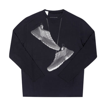 MAISON MARGIELA MM6xサロモン シューズ プリント メンズ 長袖Tシャツ M20101 900 144656580 [P]