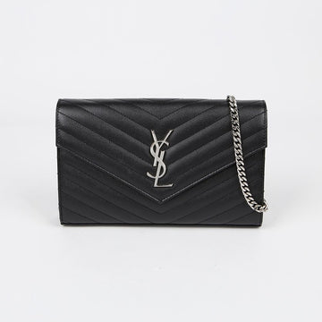 SAINT LAURENT 377828 モノグラム チェーン財布 クロスボディバッグ 148392538