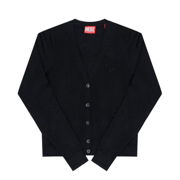 DIESEL Cutout Oval D Logo V-Neck Damen Cardigan A17499 0DCCH 9XX 144593902