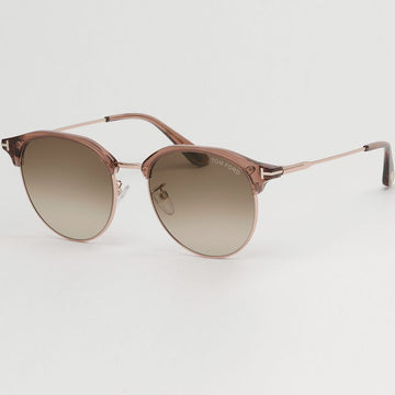 Tom Ford Sunglasses TF889K 45F Luxury Thin Frame Transparent Asian Fit 65873336