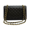 CHANEL キャビア クラシック ラージ フラップ バッグ 内蔵チップ ブラック A58600 148643951 [P]