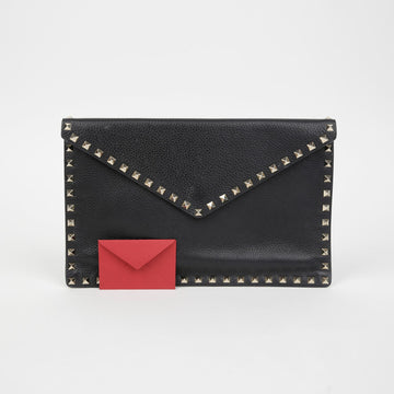 VALENTINO 2P0P56 ラックスタッド エンベロープ クラッチ 148489998