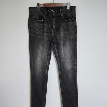 Saint Laurent Black Dis-Washed Sneaky Jeans 527503 YB867 148645519