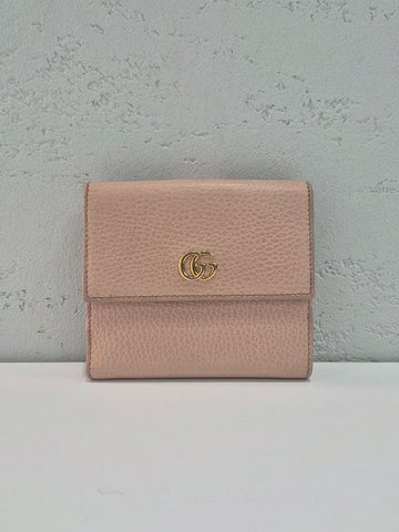 Gucci GG Marmont Flap Medium Wallet Pink 456122 148645913